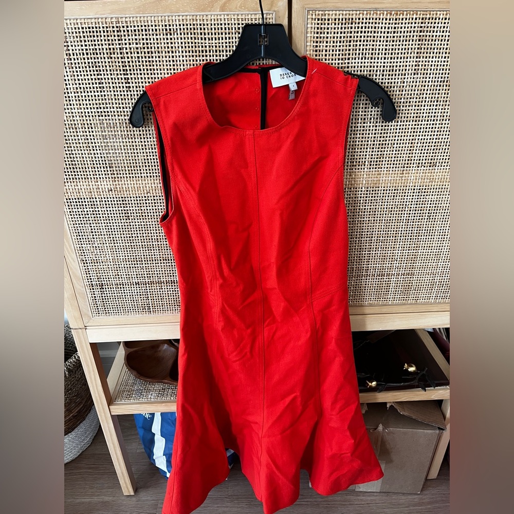 Derek Lam denim-style dress with back cut out